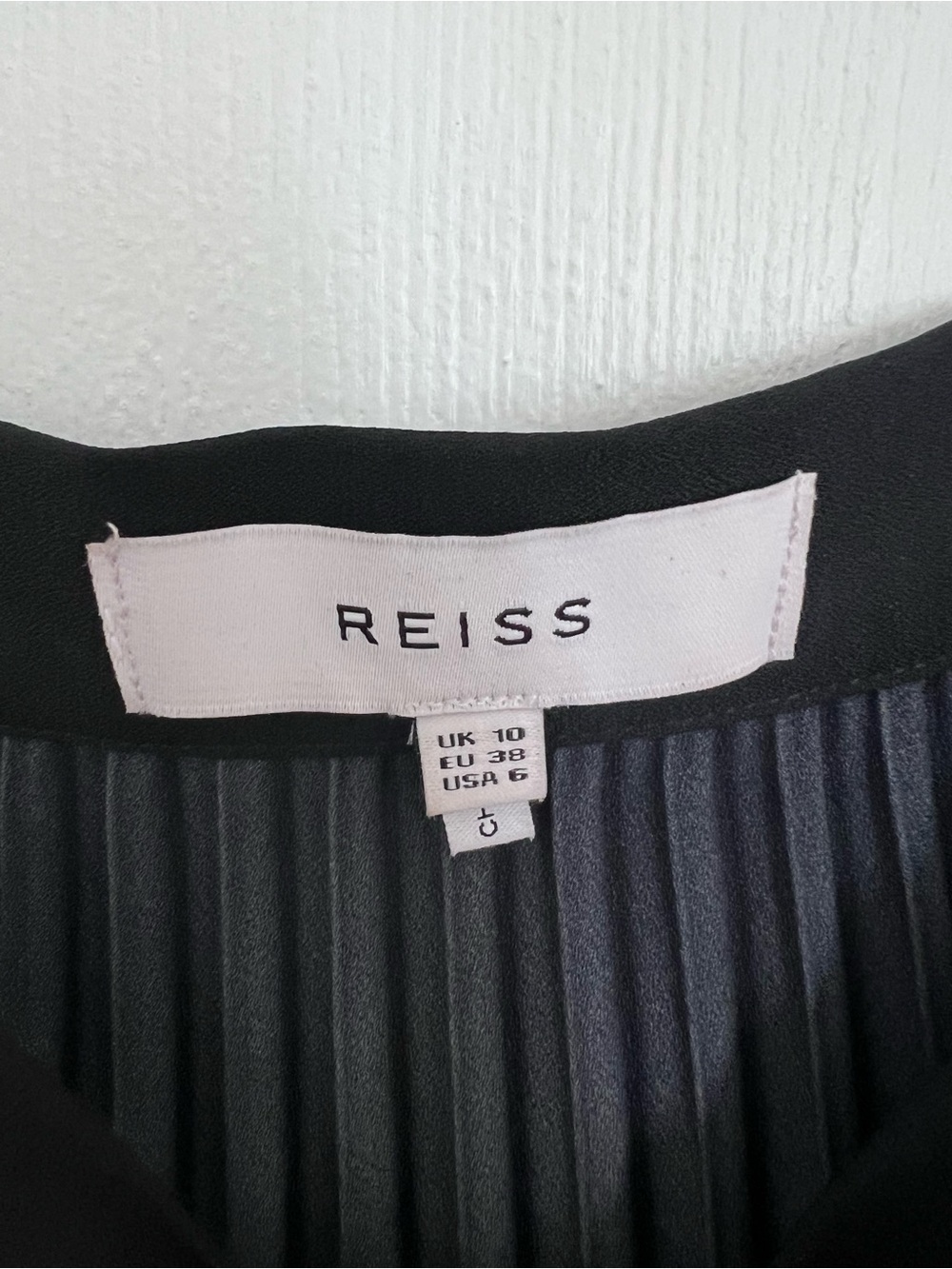 Reiss Marnie Pleated Ombre Midi Skirt - size 6 - Picture 2 of 6